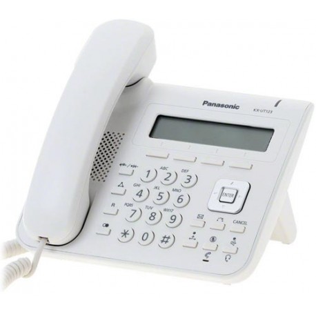 Telefono IP SIP Panasonic KX-UT123NE blanco