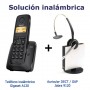 KIT solucion inalambrica Gigaset A120 + Auricular supletorio Dect Jabra 9120 GAP