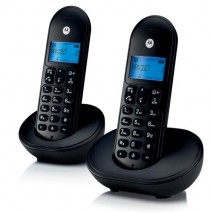 Telefono inalambrico Duo DECT Motorola T102 Negro