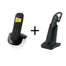 Pack Dect Alcatel C250 + Auricular DECT Alcatel IP70