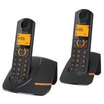 Telefono Inalambrico DUO Dect Alcatel F330 Negro Naranja