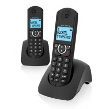 Telefono Inalambrico DECT Alcatel F380S Duo Negro