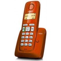 Telefono inalambrico dect Gigaset A220 naranja