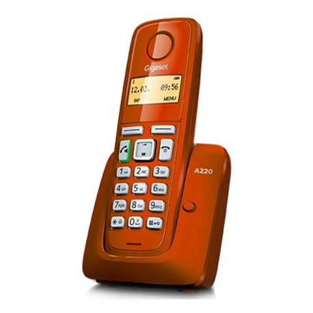 Telefono inalambrico dect Gigaset A220 naranja