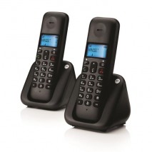 Telefono Inalambrico  Dect  Duo Motorola T301 Negro