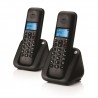 Telefono Inalambrico  Dect  Duo Motorola T301 Negro