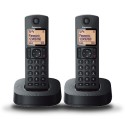 Dect Duo Panasonic TGC312 negro