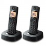 Dect Duo Panasonic TGC312 negro
