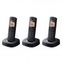 Dect  Panasonic TGC313 trio negro