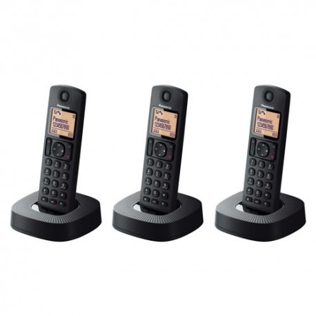 Dect  Panasonic TGC313 trio negro