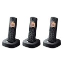 Dect  Panasonic TGC313 trio negro