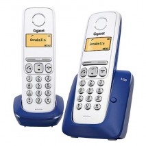 Telefono inalambrico dect duo Gigaset A230 azul / blanco