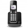 Teléfono inalambrico Panasonic KX-TGD310SPB negro,
