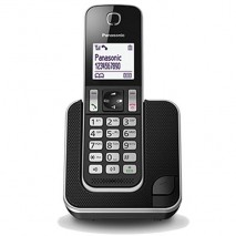 Teléfono inalambrico Panasonic KX-TGD310SPB negro,
