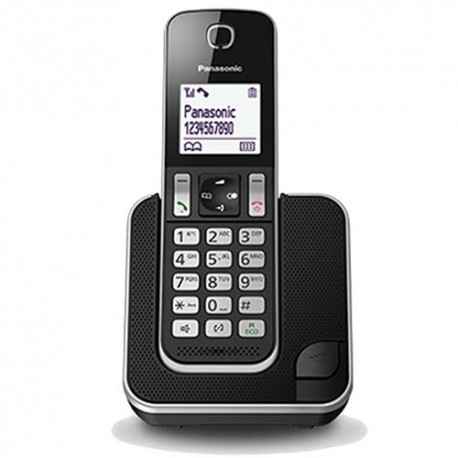 Teléfono inalambrico Panasonic KX-TGD310SPB negro,