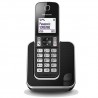 Teléfono inalambrico Panasonic KX-TGD310SPB negro,