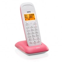 Telefono inalambrico Dect AEG Voxtel D81 Blanco Rosa