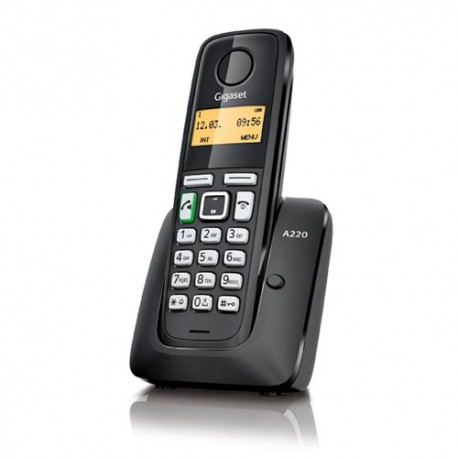 Telefono inalambrico DECT Gigaset A220 negro