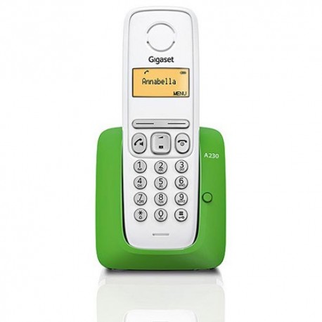 Telefono Inalambrico dect Gigaset A230 blanco / verde
