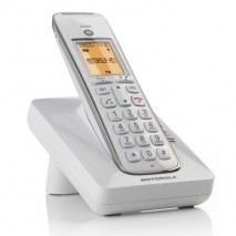 Telefono Inalambrico DECT MOTOROLA  CD201 Senior BlancoTeclas Grandes