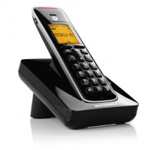 Telefono Inalambrico DECT MOTOROLA  CD201 Senior Negro Teclas Grandes