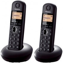 Telefono inalambrico duo Panasonic KXTGB212SPB negro
