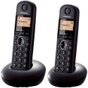 Telefono inalambrico duo Panasonic KXTGB212SPB negro