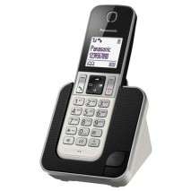 Teléfono inalambrico Panasonic KX-TGD310SPS plata,