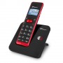 Dect Spc Telecom 7705 rojo y negro  (agenda de 50 nombres, manos libres)