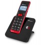 Dect Spc Telecom 7705 rojo y negro  (agenda de 50 nombres, manos libres)