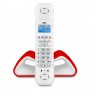 Dect Spc Telecom 7706 rojo  y blanco agenda 50 nombres manos libres