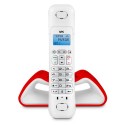 Dect Spc Telecom 7706 rojo  y blanco agenda 50 nombres manos libres