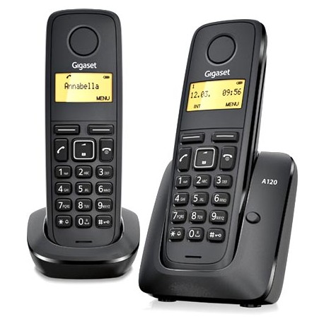 Telefono inalambrico dect Duo Gigaset A120