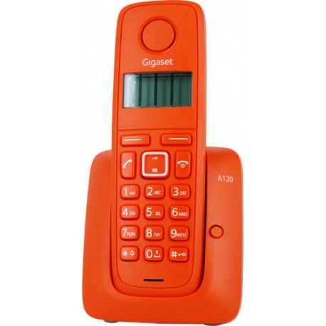 Telefono inalambrico dect Gigaset A120 naranja