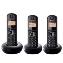 Teléfono Inalambrico trio Panasonic KXTGB213SPB negro