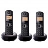 Teléfono Inalambrico trio Panasonic KXTGB213SPB negro
