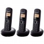 Teléfono Inalambrico trio Panasonic KXTGB213SPB negro