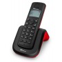 Dect Spc Telecom 7265 rojo / negro (agenda 50 nombre manos libres)