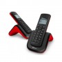 Dect duo Spc Telecom rojo y negro 7266 (50 nombres manos libres)