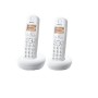 Telefono Inalambrico duo Panasonic KXTGB212SPW blanco