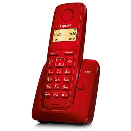 Telefono inalambrico dect Gigaset A120 rojo