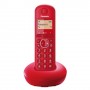 Telefono inalambrico Panasonic KXTGB210SPB rojo