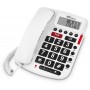 Telefono teclas grandes 3293 memoria directa 112 compatible con audifonos