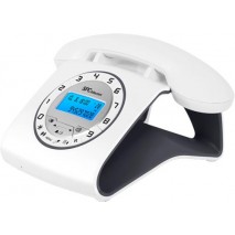 Telefono retro Elegance Telecom 3606 antracita / negro