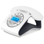Telefono retro Elegance Telecom 3606 antracita / negro