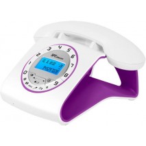 Telefono retro Elegance Telecom 3606 purpura / violeta