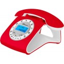 Telefono retro Elegance Telecom 3606 rojo