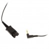 Cable Plantronics con jack de 2,5 para Cisco