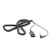 Cable Plantronics QD a jack de 2,5 mm, rizado de 3 m,