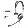 Auricular diadema Panasonic Jack 2,5 mm micro flexible y ajustable, control volumen y boton mute,